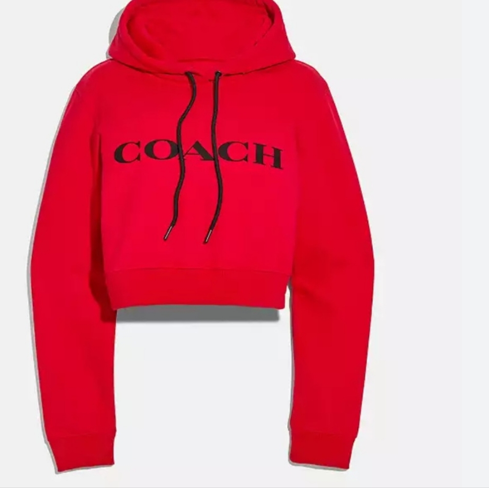Coach cropped sweatshirt